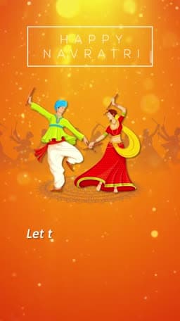 Navratri Insta Story Video advertisement banner