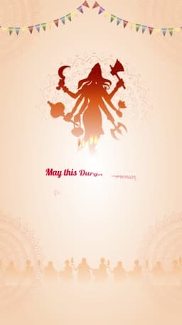 Durga Ashtami Insta Story Video poster Maker