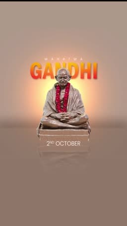 Gandhi Jayanti Video Story banner