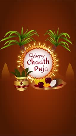 Chhath Puja Insta Story Video Instagram banner