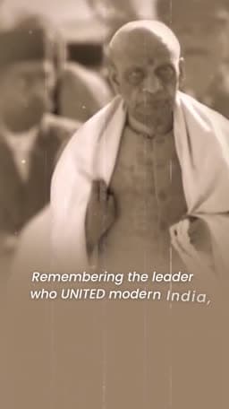 Sardar Patel Jayanti Insta Story Video greeting image