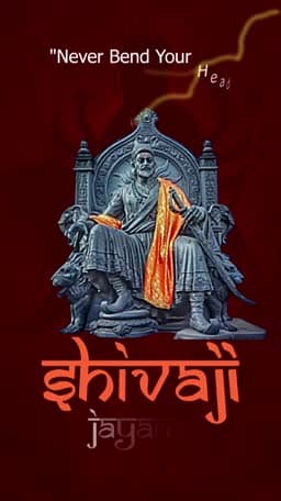 Chhatrapati Shivaji Maharaj Jayanti Insta Story Video poster Maker