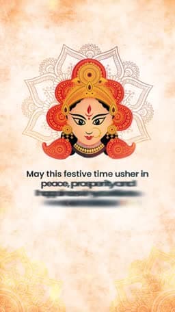 Chaitra Navratri Insta Story template