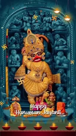 Hanuman Janmotsav - Insta Story Instagram flyer