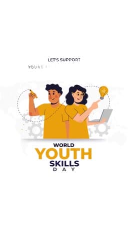 World Youth Skills Day Story Video banner