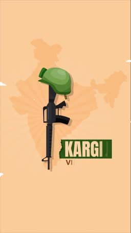 Kargil Vijay Diwas Insta Story Video event poster