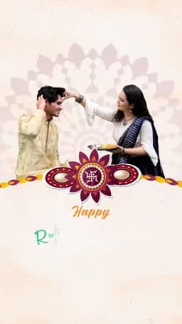 Raksha Bandhan Insta Story Video banner