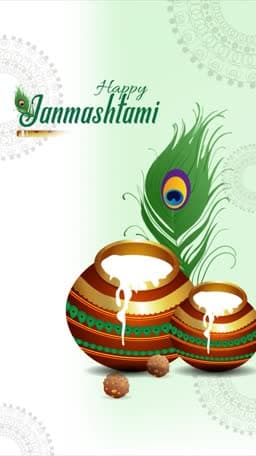 Janmashtami Insta Story Video flyer