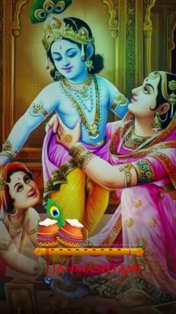 Janmashtami Insta Story Video creative image