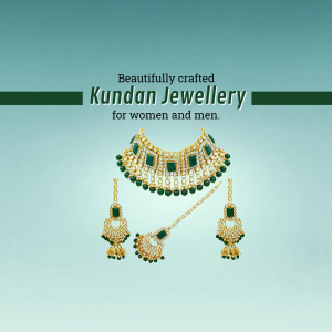 Kundan Jewellery business banner
