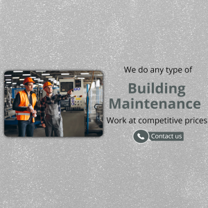 Maintenance Service instagram post