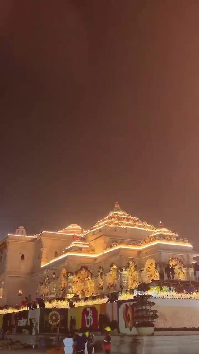 Ram Mandir Insta Story image