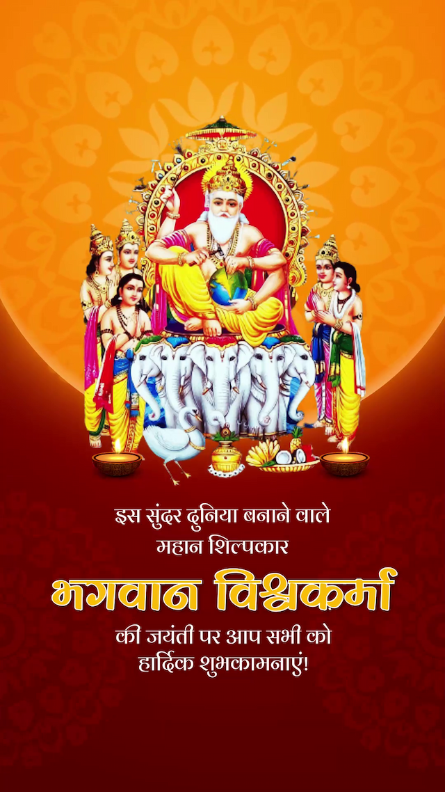 Vishwakarma Jayanti insta story banner