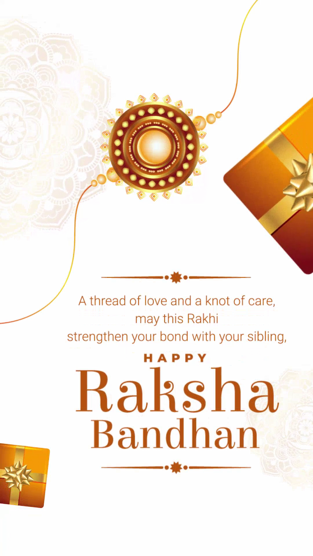 Raksha Bandhan Insta Story Video creative image