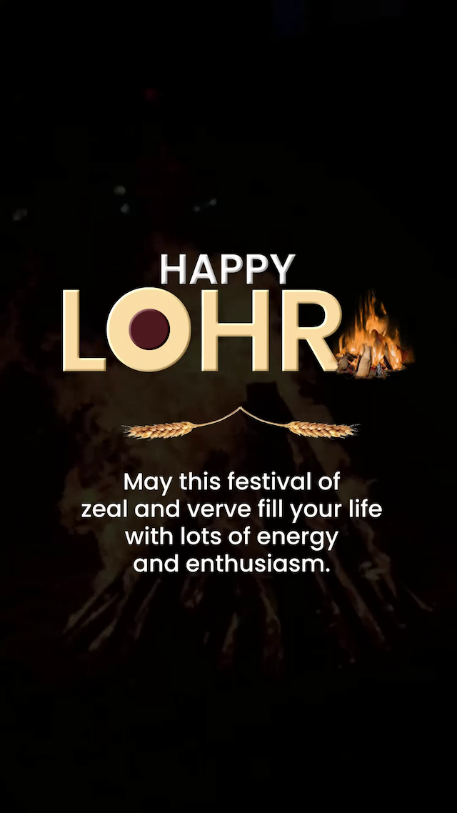 Lohri Insta Story advertisement banner