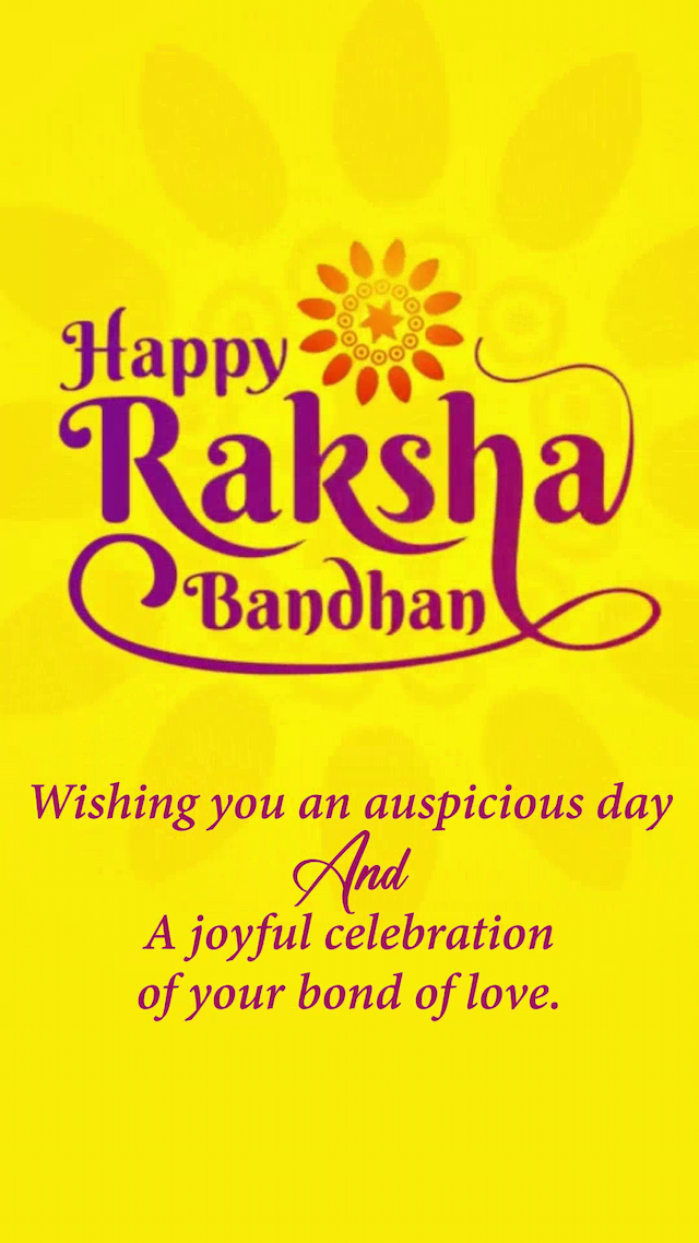 Raksha Bandhan Insta Story Video greeting image