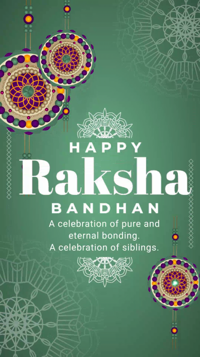 Raksha Bandhan Insta Story Video ad post