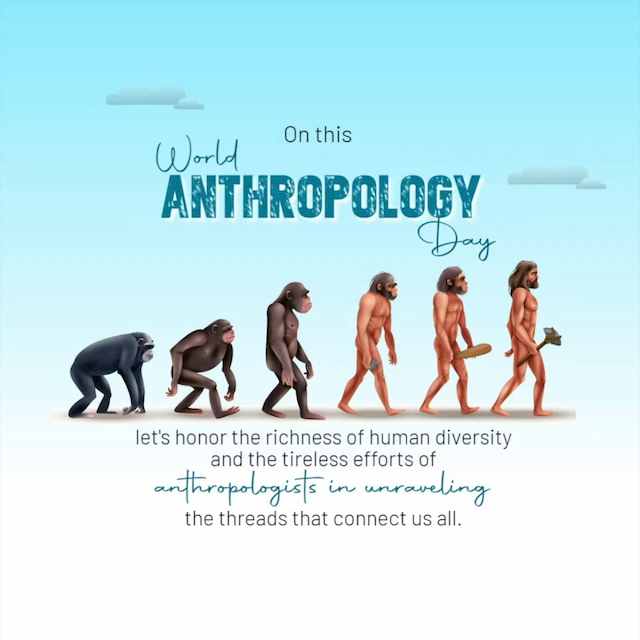 World Anthropology Day ad post