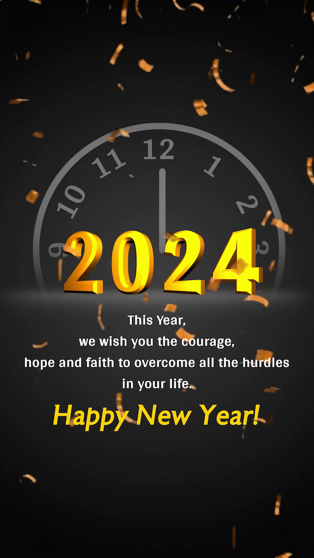 New Year 2024 Insta Story Video image