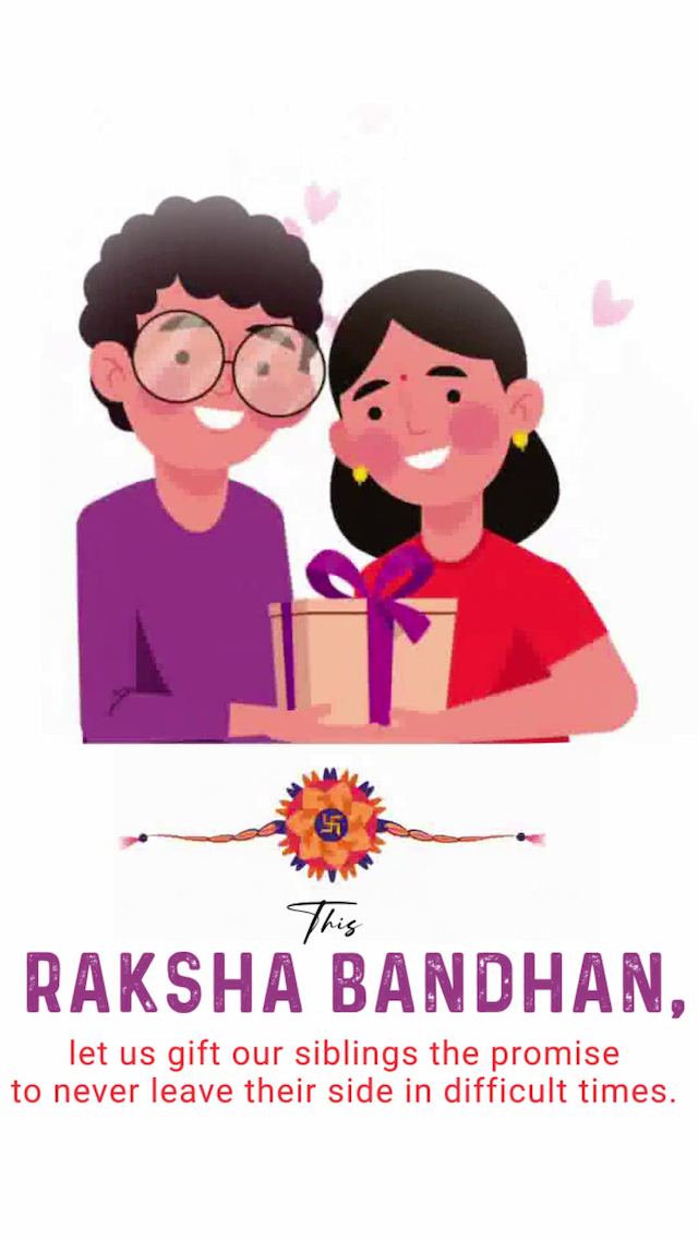 Raksha Bandhan Insta Story Video advertisement banner