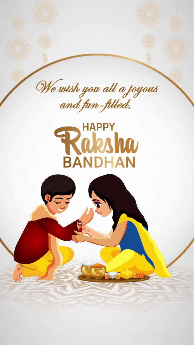 Raksha Bandhan Insta Story Video marketing flyer