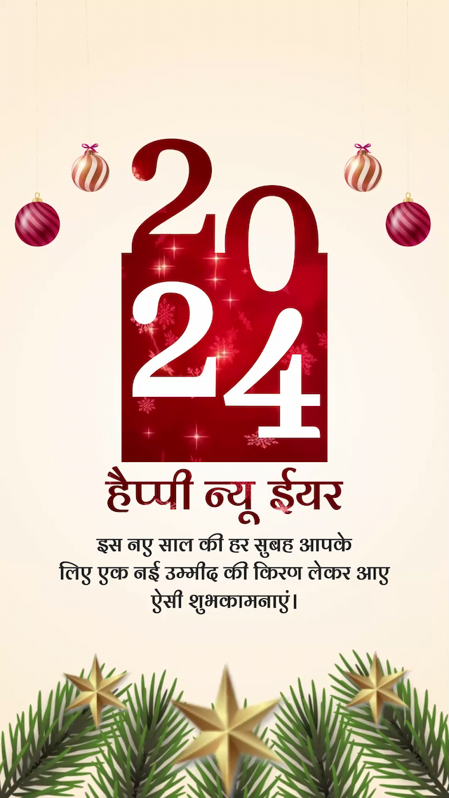 New Year 2024 Insta Story Video flyer