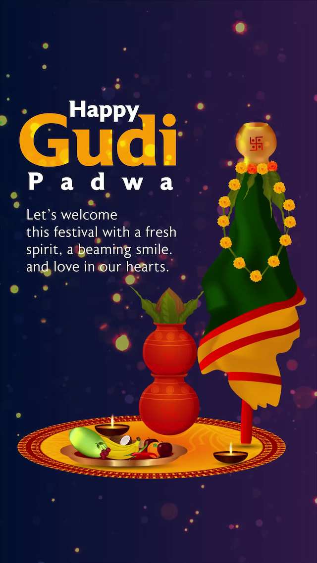 Gudi Padwa Insta Story event poster