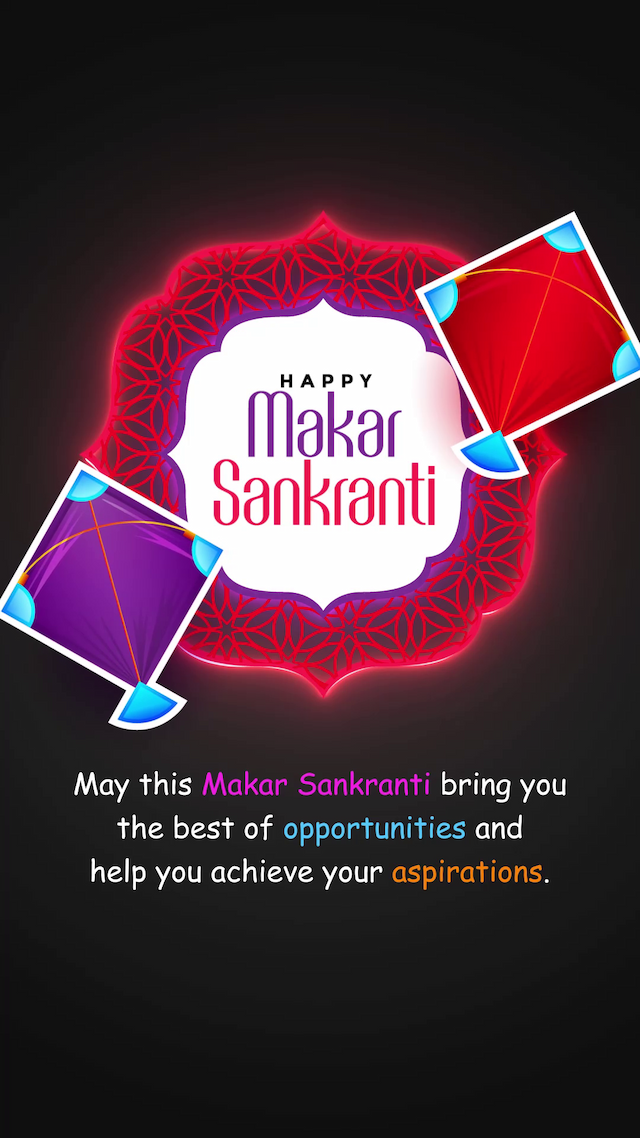 Makar Sankranti  Insta Story Video image