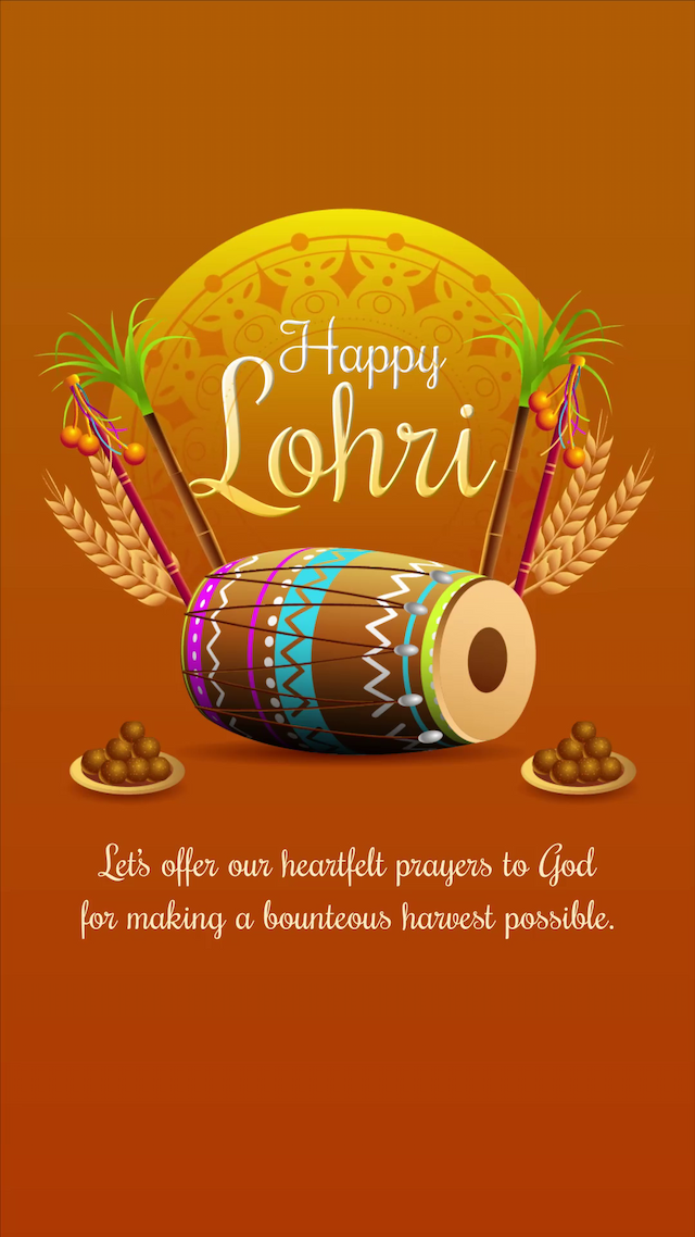 Lohri Insta Story greeting image