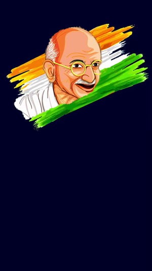 Gandhi Jayanti Video Story creative image