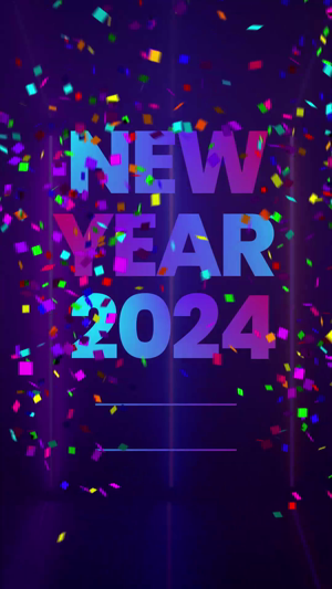 New Year 2024 Insta Story Video whatsapp status poster