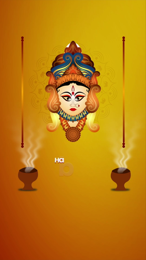 Durga Puja Insta Story Video facebook banner