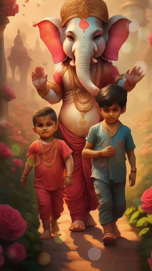 Ganesha Insta story video graphic