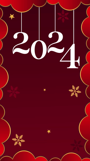 New Year 2024 Insta Story Video Social Media poster