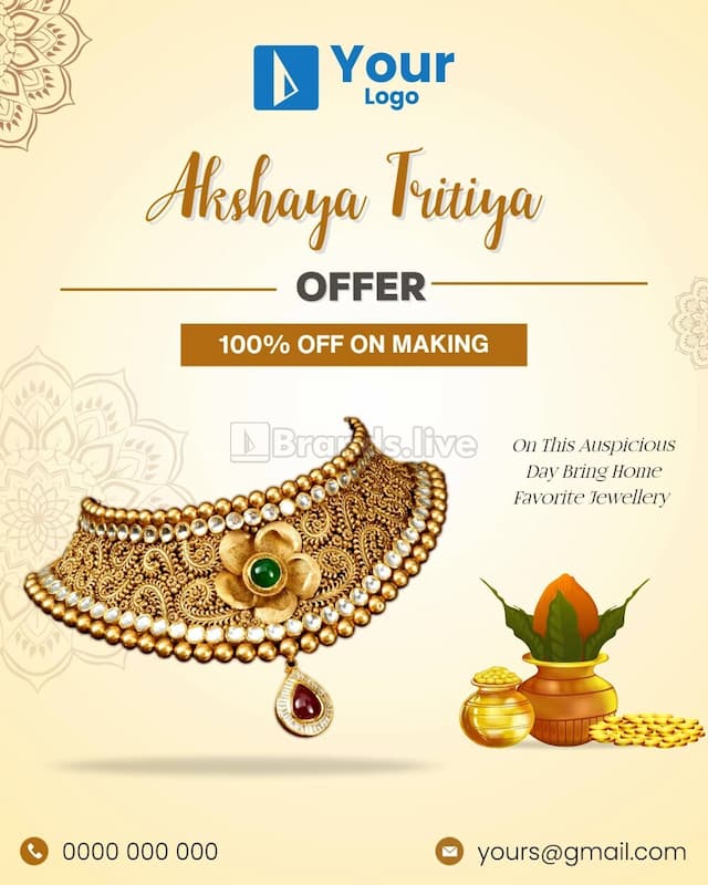 Akshaya Tritiya Big Sale Banner