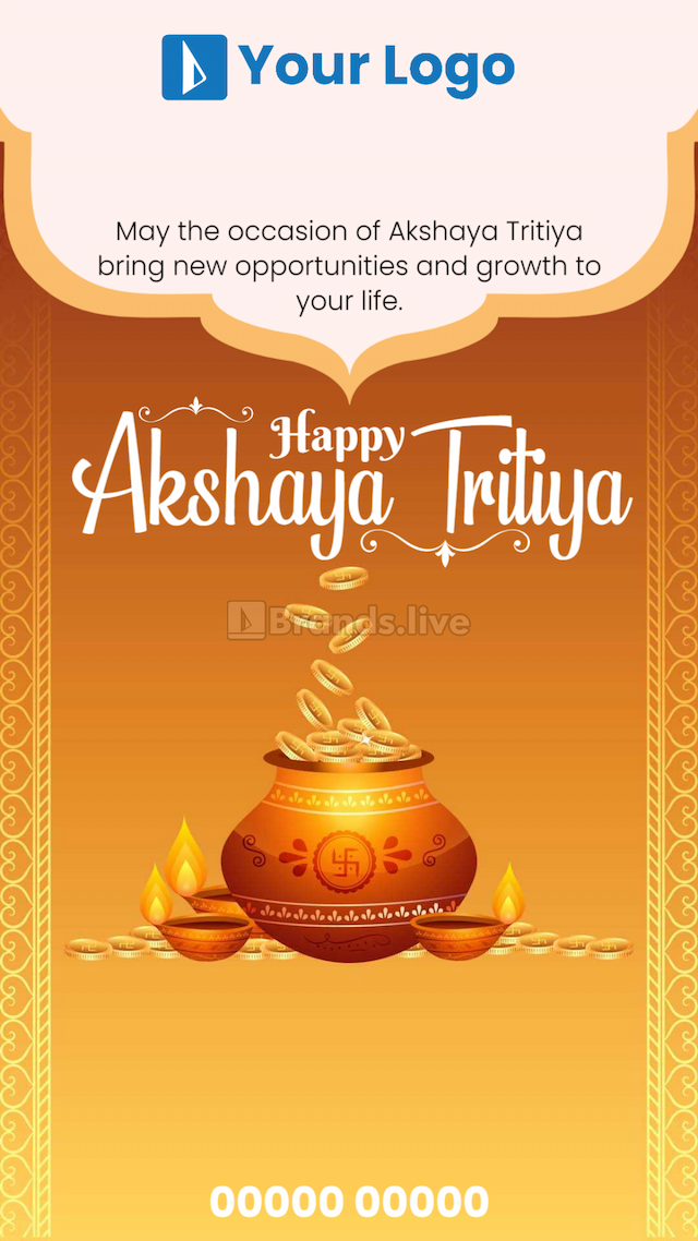 Akshaya Tritiya Instagram Story Template