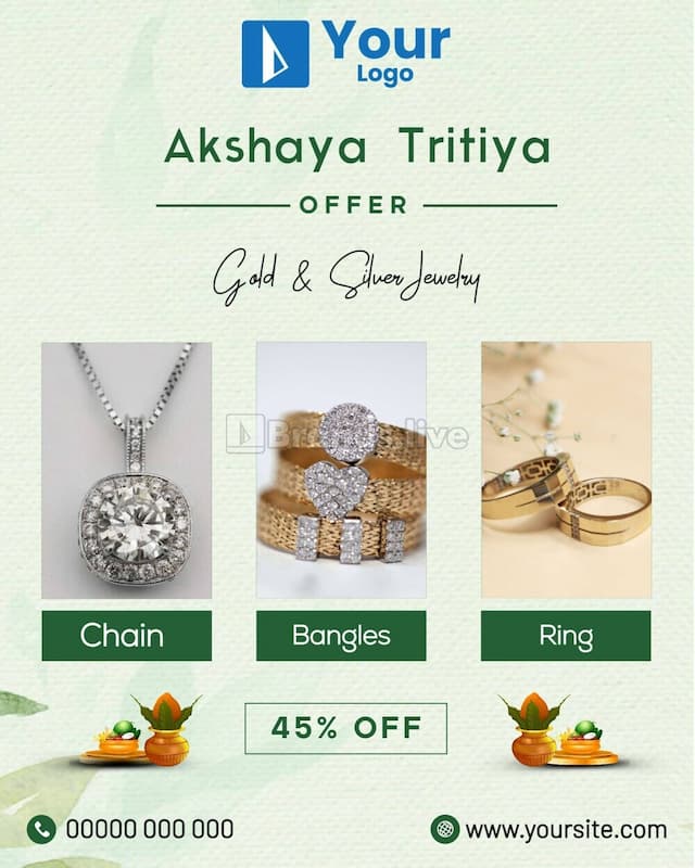 Akshaya Tritiya Offers Template