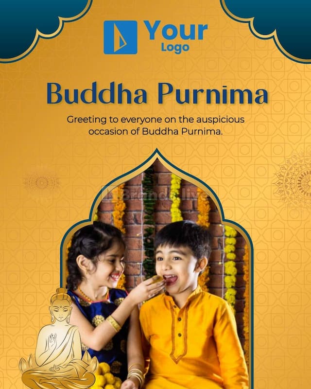 Buddha Purnima Wishes Template