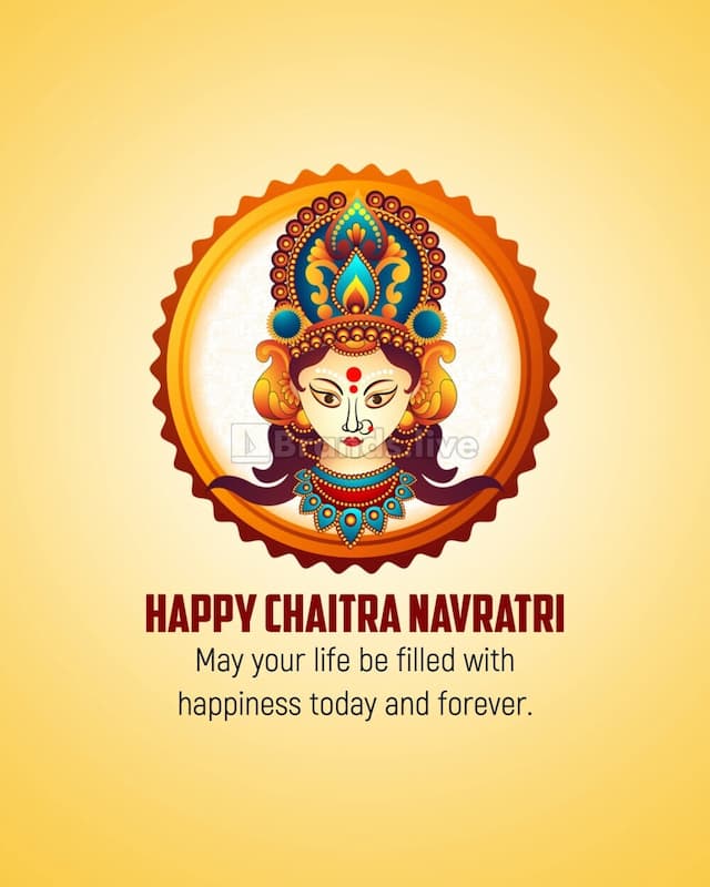 Chaitra Navratri poster maker