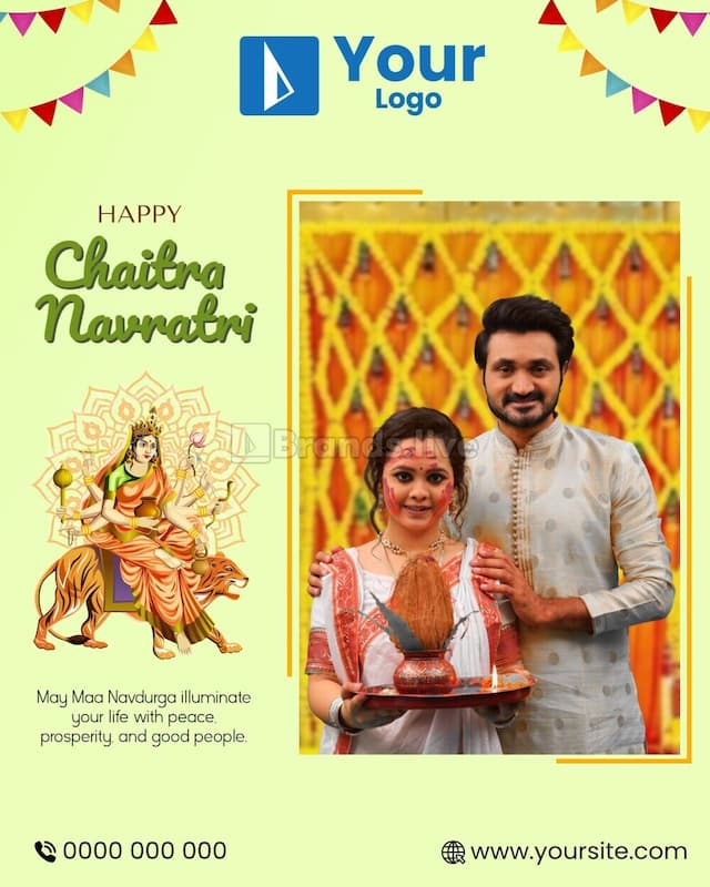 Chaitra Navratri Wishes Banner