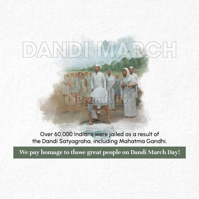 Dandi March poster