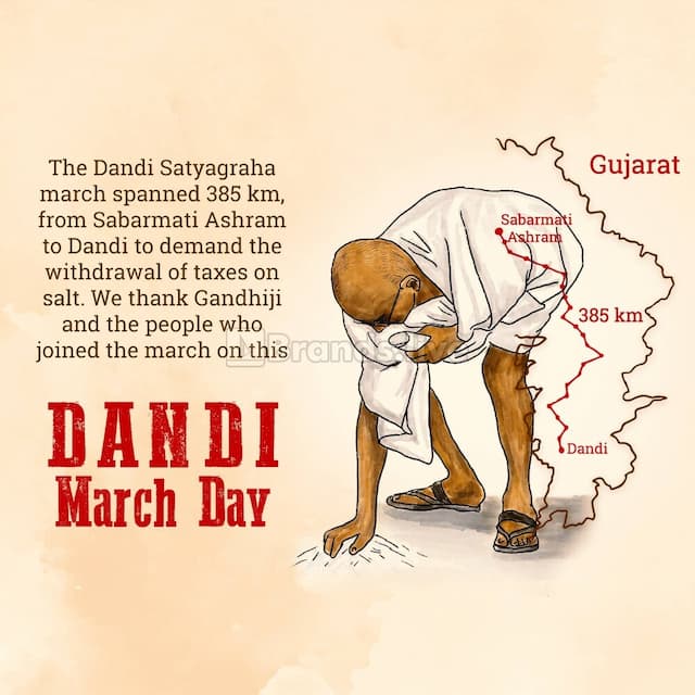 Dandi March poster maker