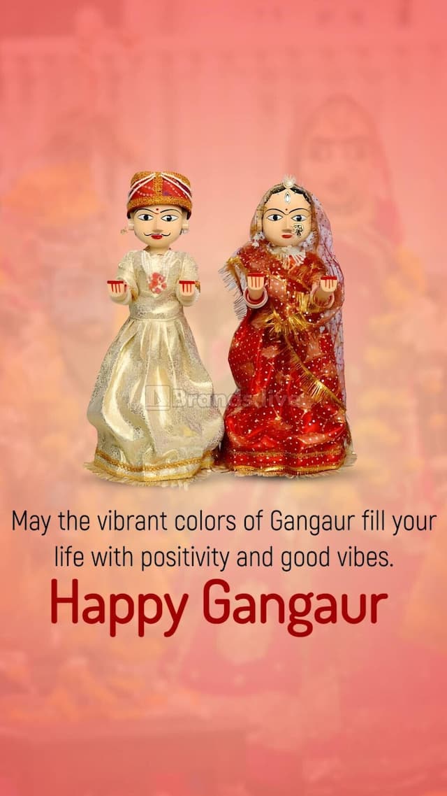 Gangaur insta stories poster