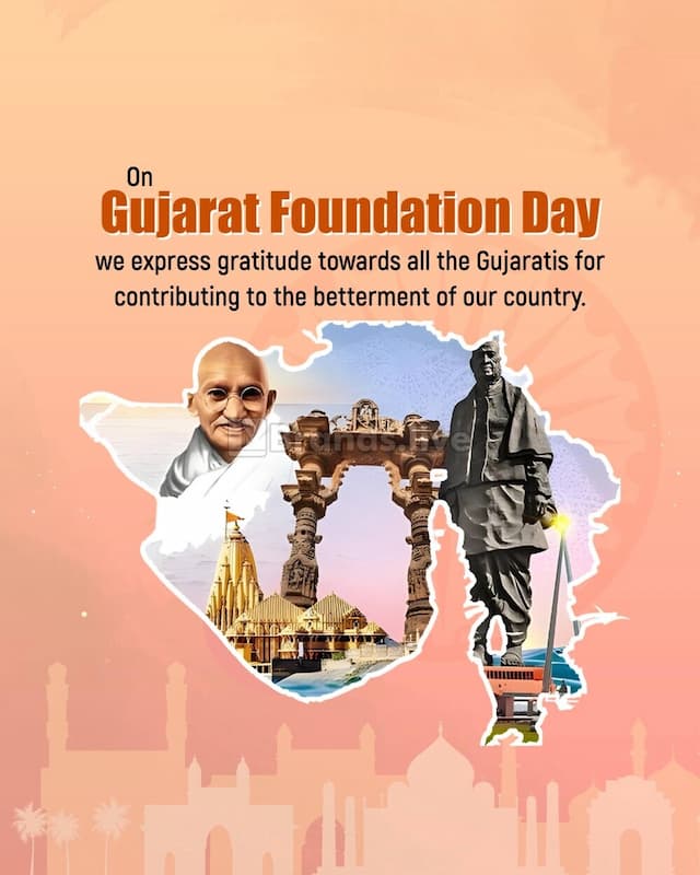 Gujarat Day banner