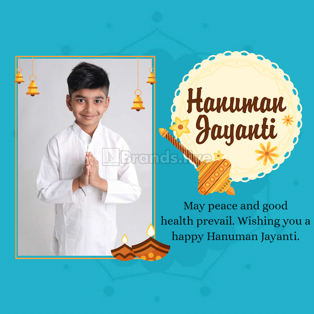 Hanuman Janmotsav wishes poster