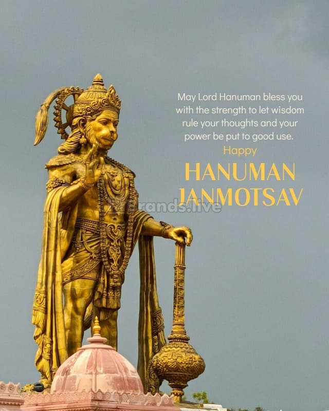 Hanuman Jayanti instagram story post