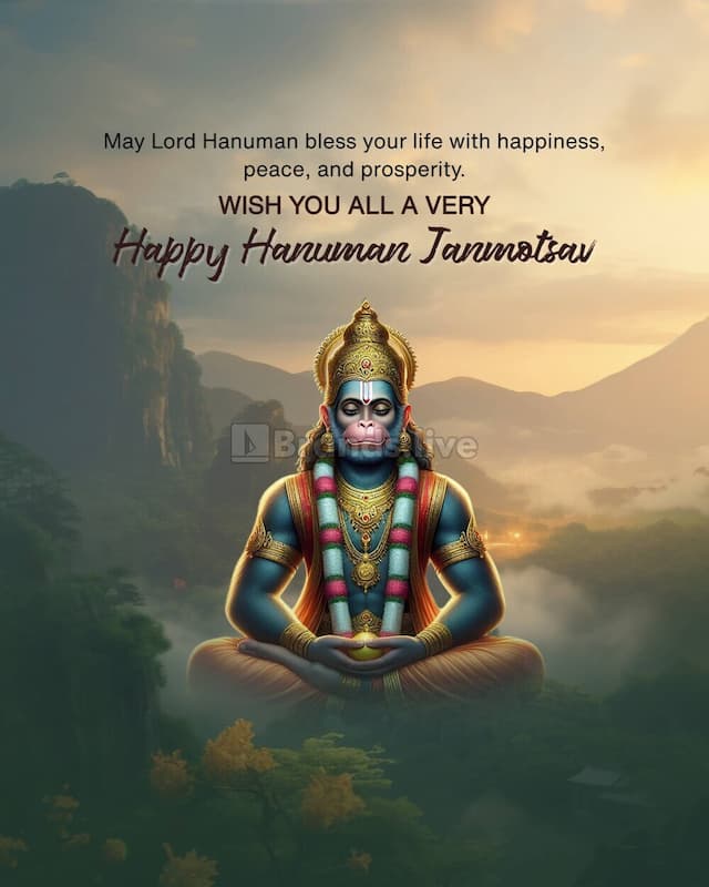 Hanuman Jayanti poster maker