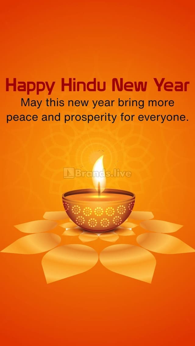 Hindu New Year Instagram Post Template