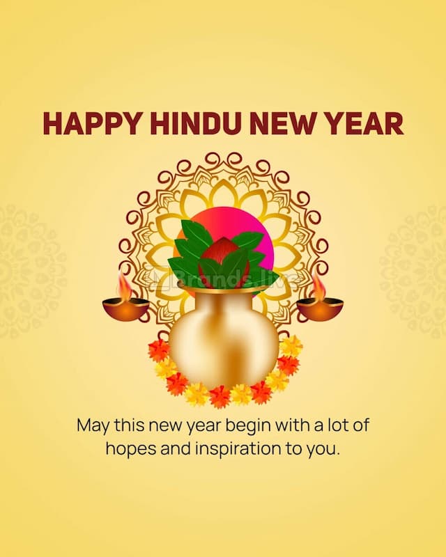 Hindu New Year Poster