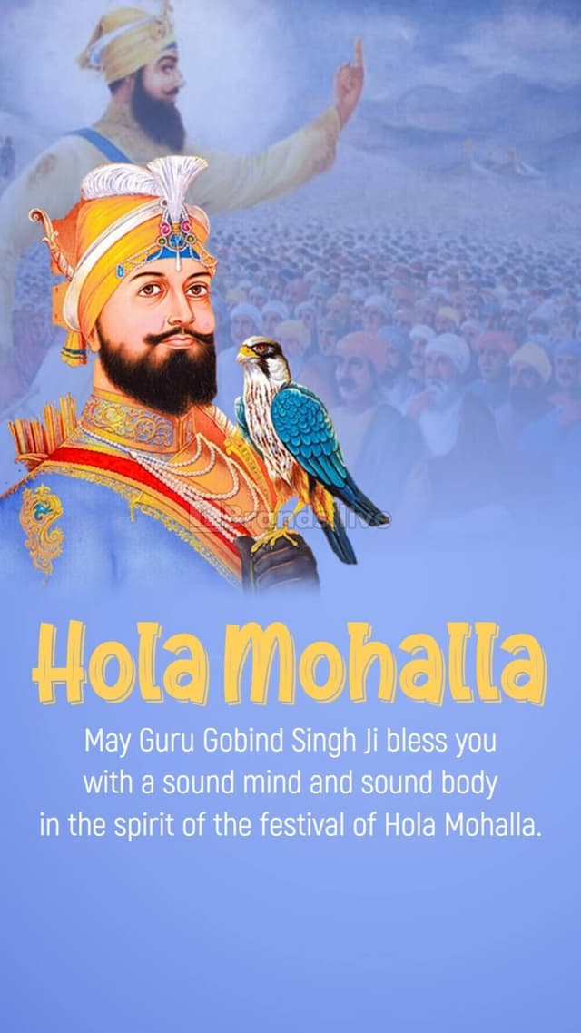 Hola Mohalla Banner Template